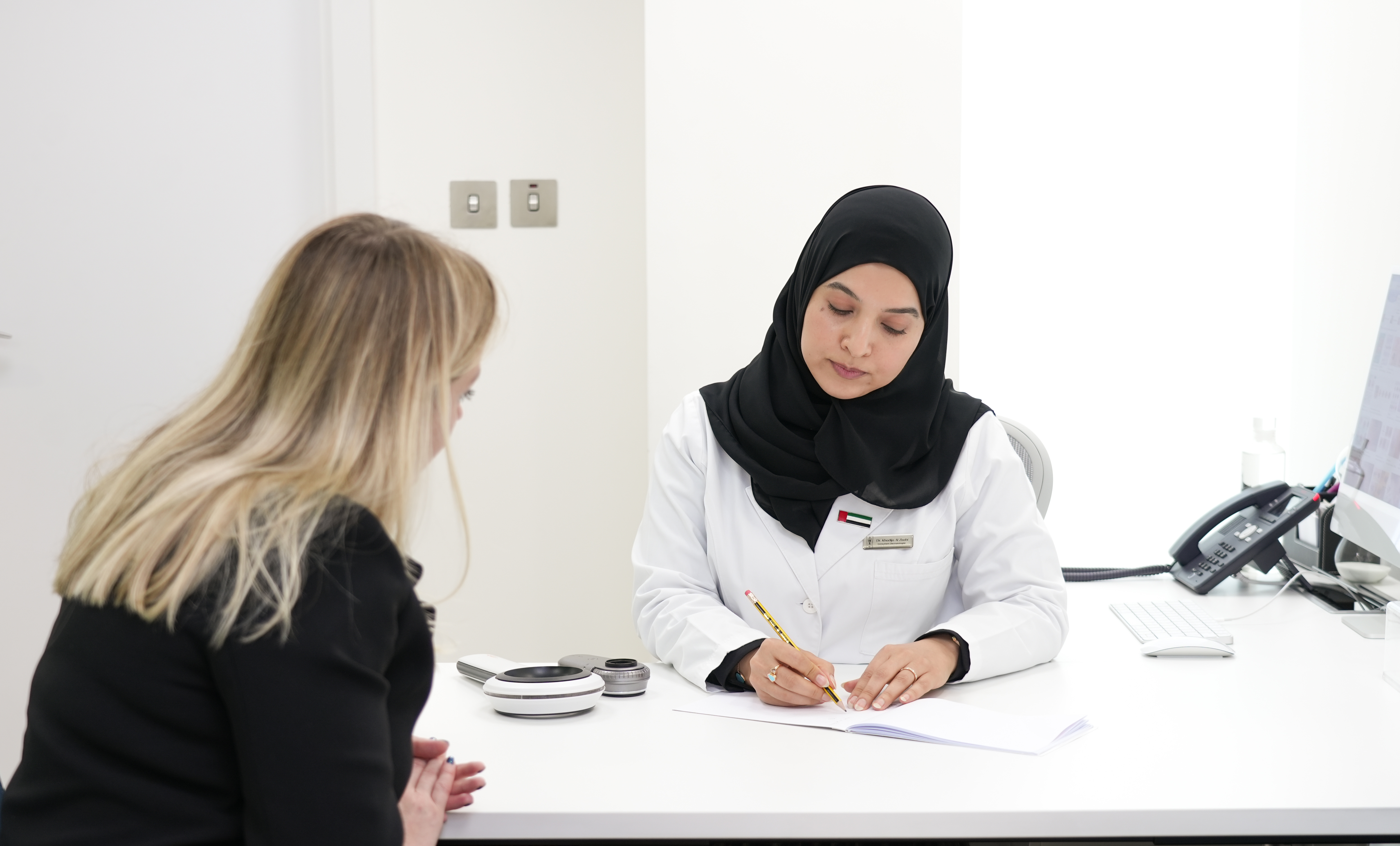 Dr. Khadija Al-Zaabi, consultant dermatologist in Abu Dhabi